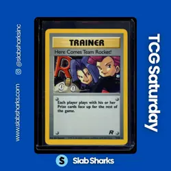 2000 POKEMON TEAM ROCKET #15/82 HERE COMES ROCKET! HOLO RARE - Image 1