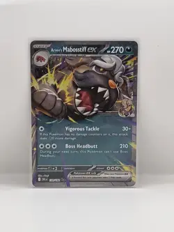 Arven's Mabosstiff ex 139/182 Sv10: Destined Rivals Double Rare Pokemon TCG NM - Image 1