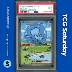 2025 POKEMON CHINESE #191/151 MEW EX SPECIAL ART RARE PSA 9 - Image 1