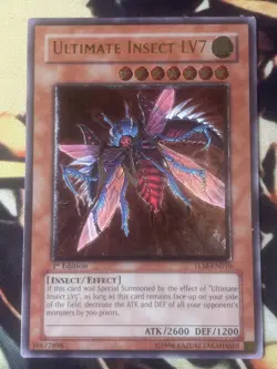 Yugioh: Ultimate Insect LV7 - TLM-EN010 - Ultimate Rare - 1st Edition - LP - Image 1