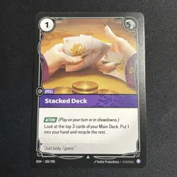 Stacked Deck 183/298 - Riftbound TCG League of Legends - Near-Mint English - Image 1