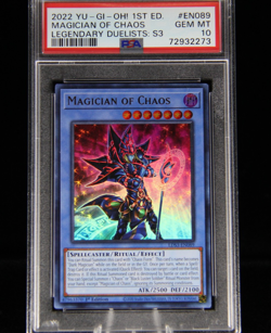 PSA 10 Yu-Gi-Oh! Magician of Chaos 1st Edition LDS3-EN089 - Image 1