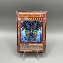 Yu-Gi-Oh! Red-Eyes Zombie Dragon SDZW-EN001 Ultra Rare 1st Edition VLP+ - Image 1