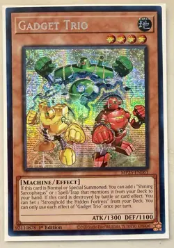 YuGiOh! - Gadget Trio MP25-EN061 Prismatic Secret Rare 1st Edition Near Mint - Image 1