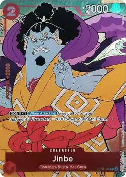 One Piece TCG 1st Anniversary Set - Jinbe ST10-005 (Foil) - Image 1