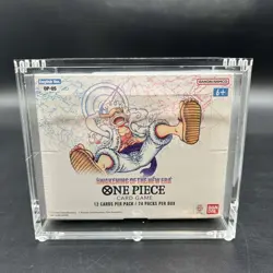 #1 One Piece EN Awakening of the New Era Booster Box Sealed w/ Acrylic Case - Image 1