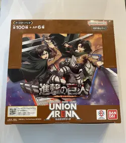 UNION ARENA Attack on Titan UA23BT Booster Pack Box Japanese TCG BANDAI - Image 1