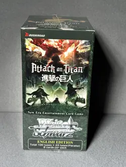 Seal Weiss Schwarz Attack on Titan Vol 2 Booster Pack English Edition Collect - Image 1