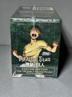 Seal Weiss Schwarz Attack on Titan Vol 2 Booster Pack English Edition Collect - Image 5
