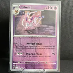 Pokemon TCG Sylveon Card 22/64 Shrouded Fable Reverse Holo NM - Image 1
