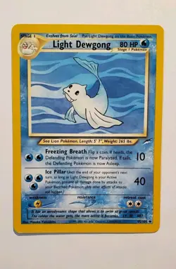 Light Dewgong 45/105 Neo Destiny Vintage 2002 Pokemon Card - Image 1
