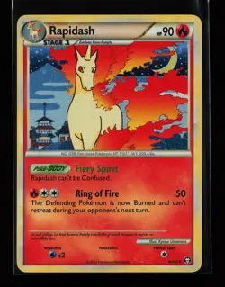 Rapidash 8/102 Holo Rare Triumphant Pokemon Card - Image 1