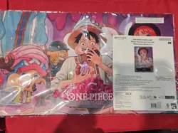 One Piece Playmat & Card Set Whole Cake Island Nami OP11-041 English SEALED MINT - Image 1