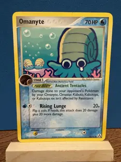 Pokemon TCG Omanyte Legend Maker 2006 60/92 Non-Holo Card LP - Image 1