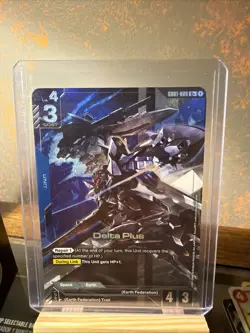 Delta Plus Alternate Art Foil - GD01-006 R+ NM - Gundam TCG Card Game - Image 1