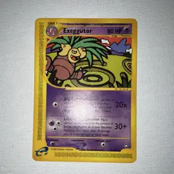 Pokemon Exeggutor Rare 80 HP Aquapolis 013/147 2002 Regular English TCG Card - Image 1
