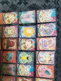 LP/NM 45 BLACK LOGO Pokemon Topps cards lot Logo 1999 - Image 2