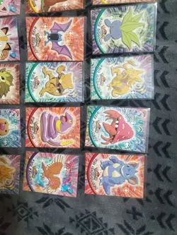 LP/NM 45 BLACK LOGO Pokemon Topps cards lot Logo 1999 - Image 4