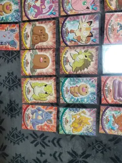 LP/NM 45 BLACK LOGO Pokemon Topps cards lot Logo 1999 - Image 5