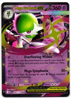 Mega Gardevoir ex 060/132 - Mega Evolution Double Rare Pokemon TCG - NM Card - Image 1