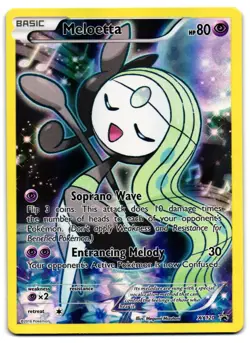 Meloetta XY120 - XY Black Star Promos Promo Pokemon TCG - MP Card - Image 1
