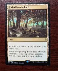Forbidden Orchard 296 Commander 2016 Regular Non Foil Mtg Magic The Gathering - Image 1