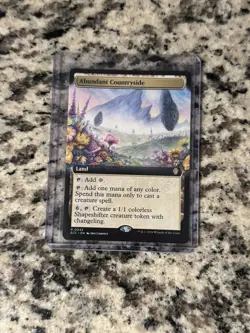 Abundant Countryside (Extended Art) Lorwyn Eclipsed MTG - Image 1