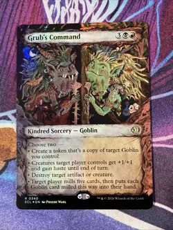 Grub's Command (Showcase Foil) MTG: Lorwyn Eclipsed - Image 1