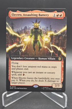 MTG Marvel Spider-ManElectro, Assaulting Battery R0260 Magic The Gathering - Image 1
