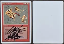 Signed MtG Magic Poole + Frazier Artist Proof _ Revised _ SHATTERSTORM _ 1/100! - Image 1