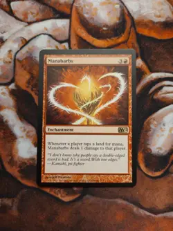 Manabarbs M12 Magic 2012 MTG Magic the Gathering 1st Edition - Image 1