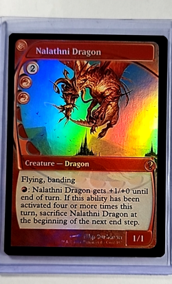 MTG Magic The Gathering Mystery Booster 2 Future Sight Foil #197 Nalathni Dragon - Image 1