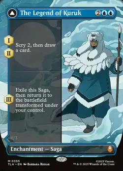 The Legend of Kuruk // Avatar - Foil - Borderless Avatar The Last Airbender LP - Image 1