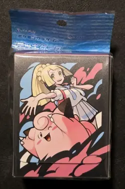 NEW OFFICIAL POKEMON CENTER JAPANESE LILLIE'S CLEFAIRY DECK BOX - Image 1