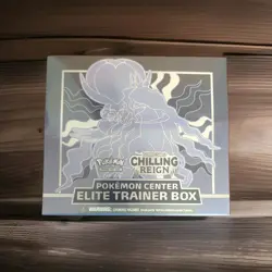 Pokemon Center Chilling Reign Elite Trainer Box (2021 Error) w/Protector Case - Image 1