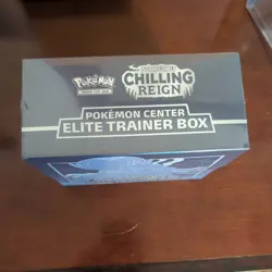 Pokemon Center Chilling Reign Elite Trainer Box (2021 Error) w/Protector Case - Image 4