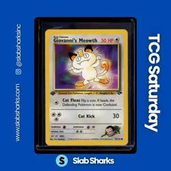 2000 POKEMON GYM CHALLENGE 1ST EDITION #74/132 GIOVANNI'S MEOWTH - Image 1