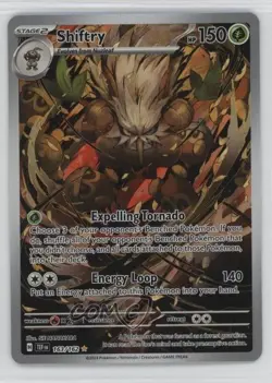 Shiftry Illustration Rare Pokemon Scarlet & Violet: Temporal Forces TEF #163 - Image 1