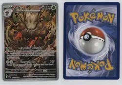 Shiftry Illustration Rare Pokemon Scarlet & Violet: Temporal Forces TEF #163 - Image 3