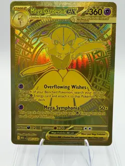 Pokemon TCG Mega Evolution - Mega Gardevoir ex 187/132 - Mega Hyper Rare LP - Image 1