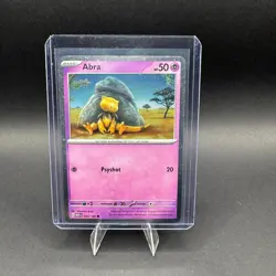 Abra Pokemon Scarlet Violet 151 063/165 Cosmos Holo SV LP - Image 1