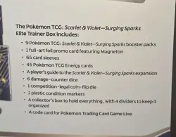 Pokemon 💥 SURGING SPARKS⚡ Elite Trainer Box (ETB) Brand NEW Factory SEALED - Image 4
