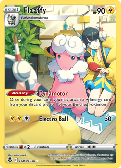 Flaaffy TG03/TG30 Holo Silver Tempest Trainer Gallery Pokemon NM/M - Image 4