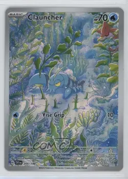 Clauncher Illustration Rare Pokemon Scarlet & Violet Base Set SV1 #205 - Image 1
