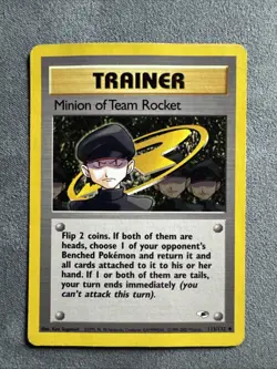 Pokemon TCG - Minion of Team Rocket 113/132 Gym Heroes - Image 1