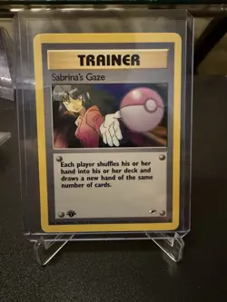 2000 Pokemon 1st Edition Gym Heroes Sabrina's Gaze | Pack Fresh - Image 1
