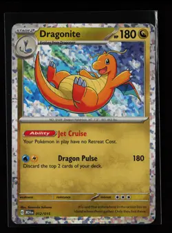 Dragonite 012/015 Holo McDonald's Promos 2024 Pokemon Card - Image 1