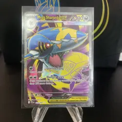 Pokemon Mega Sharpedo EX Ultra Rare Holo 330 HP 113/094 Phantasmal Flames - Image 1
