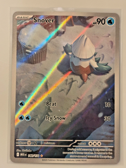 Snover #140/132 illustration Rare Mega Evolution Pokemon 2025 NM - Image 1