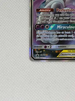 Mewtwo & Mew GX Pokemon SM191 Alternate Full Art Holo Promo. TOP TAG TEAM WOW! - Image 5